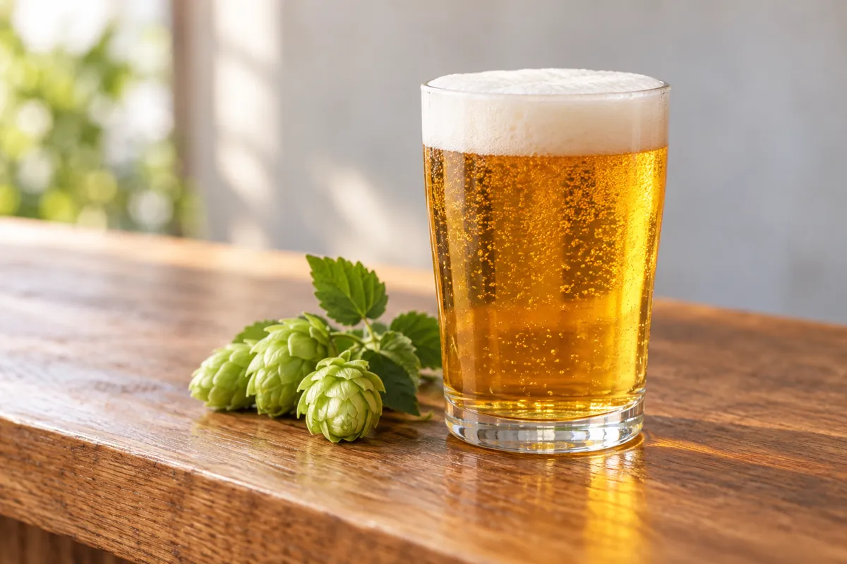 ビールとホップの概念イメージ