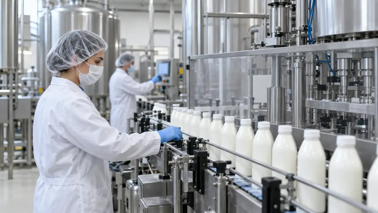 乳製品製造のイメージ